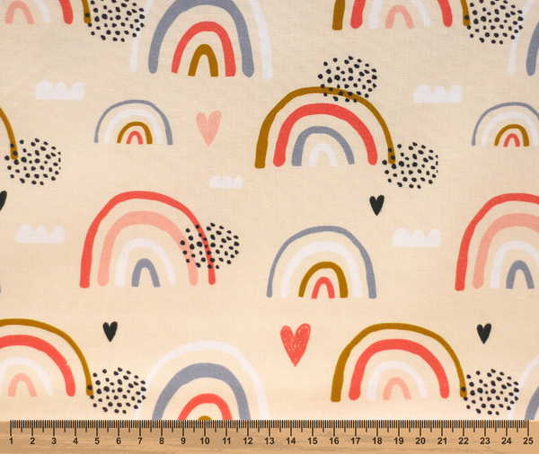Hello Panda 100% Cotton Fabric - 10cm Increments