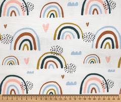 Hello Panda 100% Cotton Fabric - 10cm Increments
