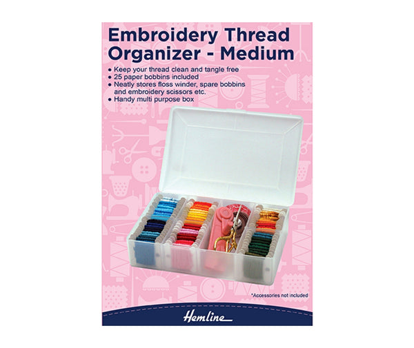 Hemline Embroidery Thread Organiser Medium