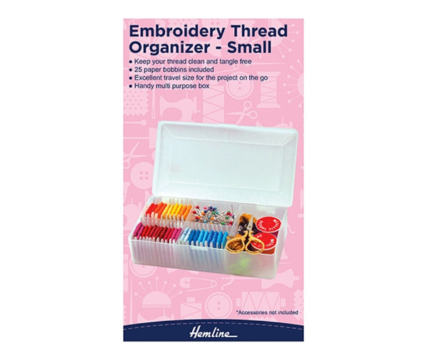 Hemline Embroidery Thread Organiser Small