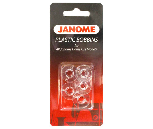 Janome Plastic Bobbins 5 Pack