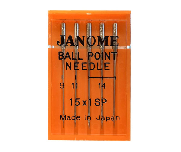 Janome Domestic Ball Point Needles Mixed - HA 15X1SP