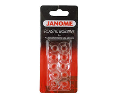 Janome Plastic Bobbins 10 Pack