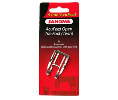 Janome AcuFeed - Dual Feed Open Toe Foot - Twin