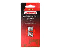 Janome Rolled Hem Foot (4mm) - 9mm