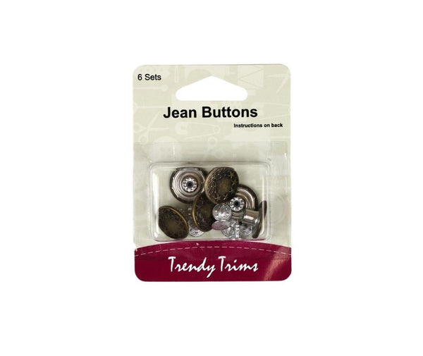 Jean Buttons - Bronze - Hemline
