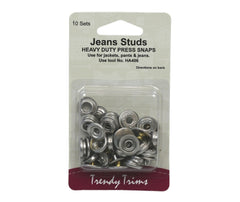 Jean Studs - Nickel - Trendy Trims