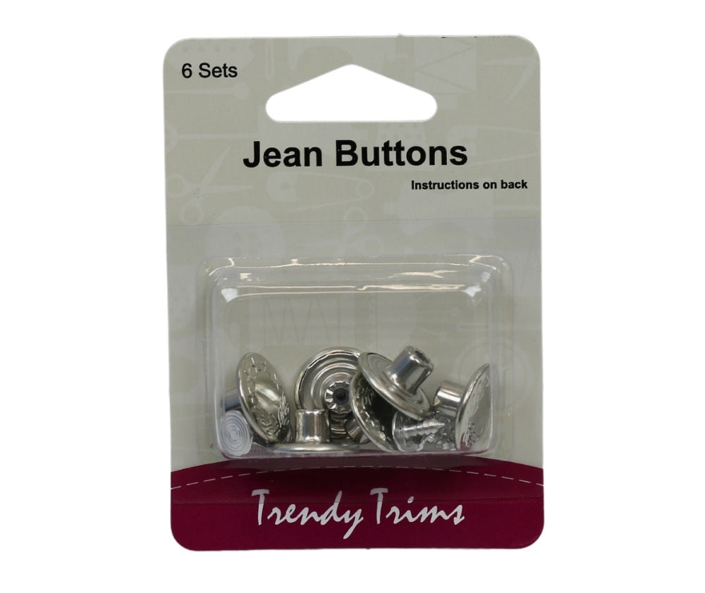 Jeans Buttons Nickle by Hemline