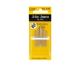 John James Needles – Embroidery / Crewels - Size 5/10 x 16