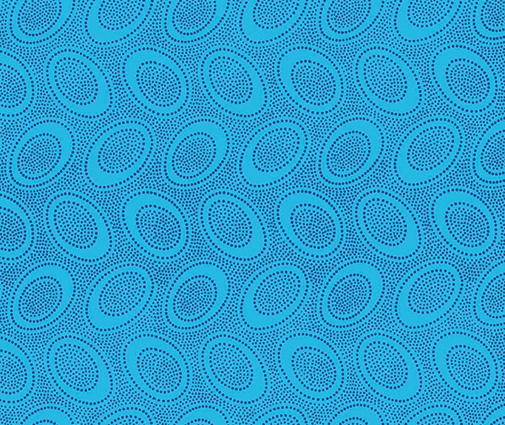Aboriginal Dot 100% Cotton Fabric - 10cm Increments