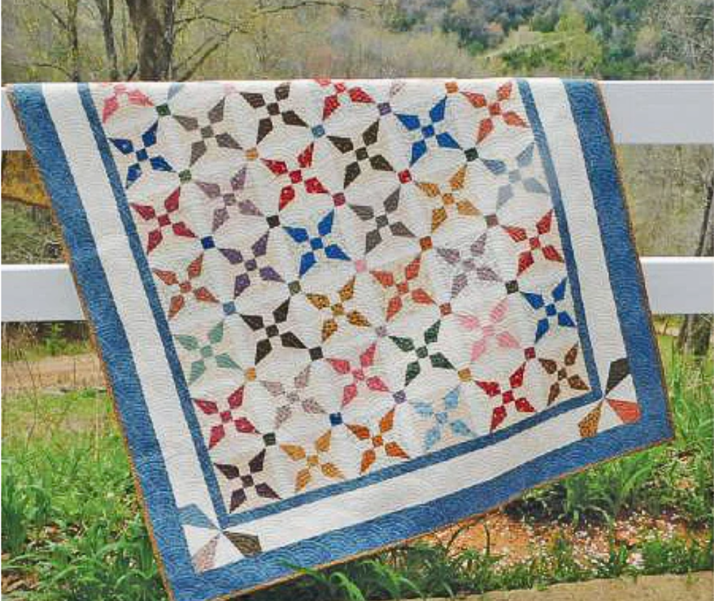 Kitty Cornered Chain Quilt Pattern