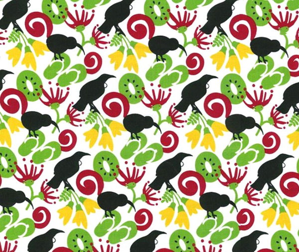 Kiwiana 100% Cotton Fabric - 10cm Increments