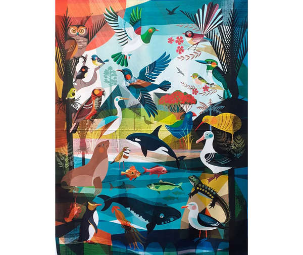 Land & Sea 100% Cotton Fabric - 90cm Panel