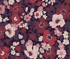 Liberty Cosmos Field 100% Cotton Fabric - 10cm Increments