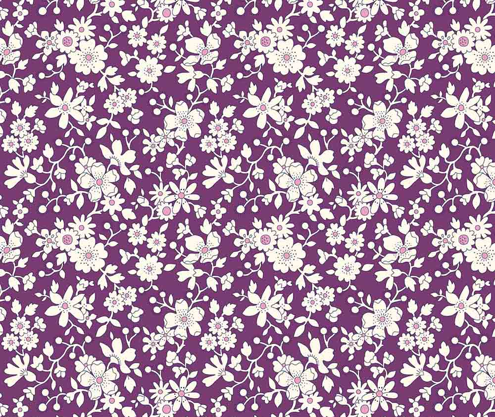 Liberty Maddsie Silhouette 100% Cotton Fabric - 10cm Increments