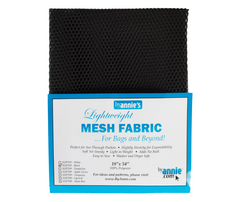By Annie Light Weight Mesh Fabric Various Colours - 18in x 54in