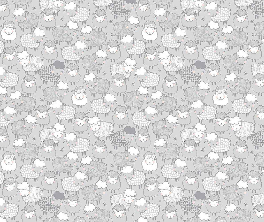 Love Ewe More 100% Cotton Fabric - 10cm Increments