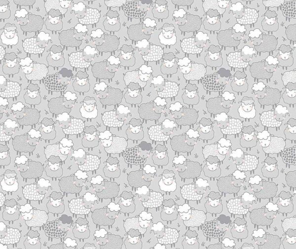 Love Ewe More 100% Cotton Fabric - 10cm Increments