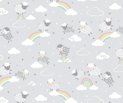 Love Ewe More 100% Cotton Fabric - 10cm Increments