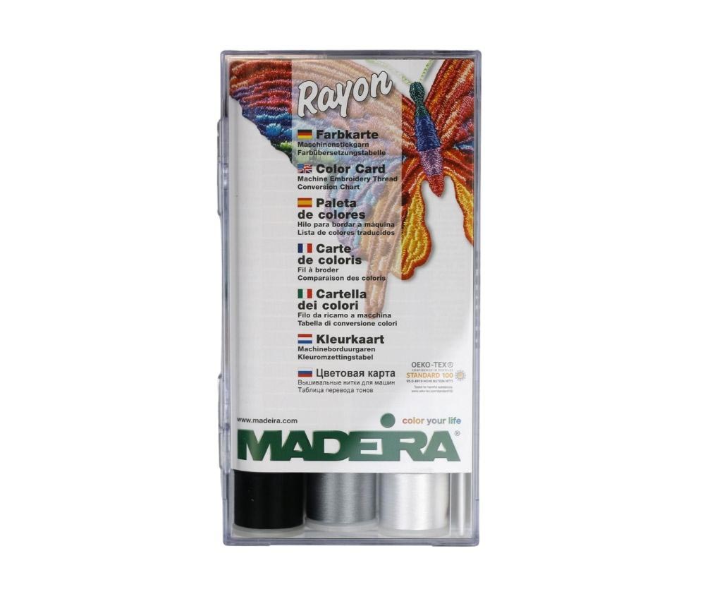 Madeira Classic Rayon 18x 200m Embroidery Thread Box - Art.8040