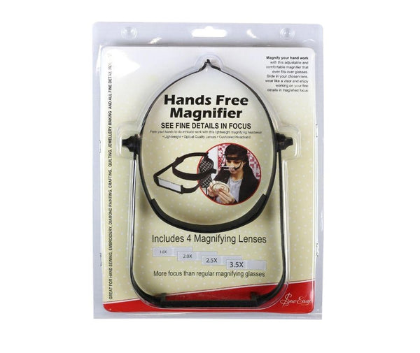 Magnifier – Hands Free includes 4 lenses