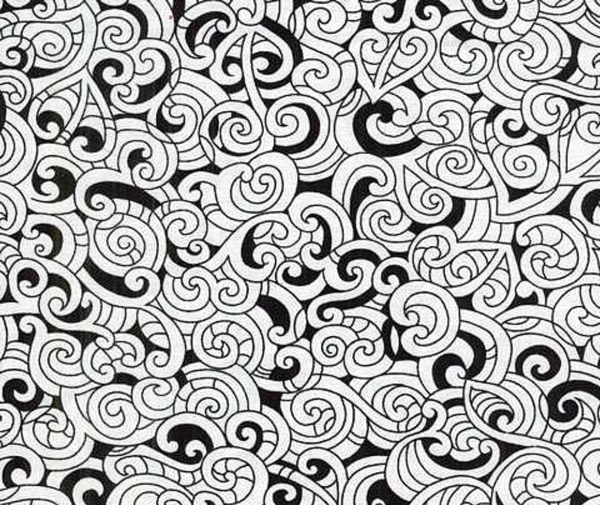 Kiwiana - Moko - Black & White