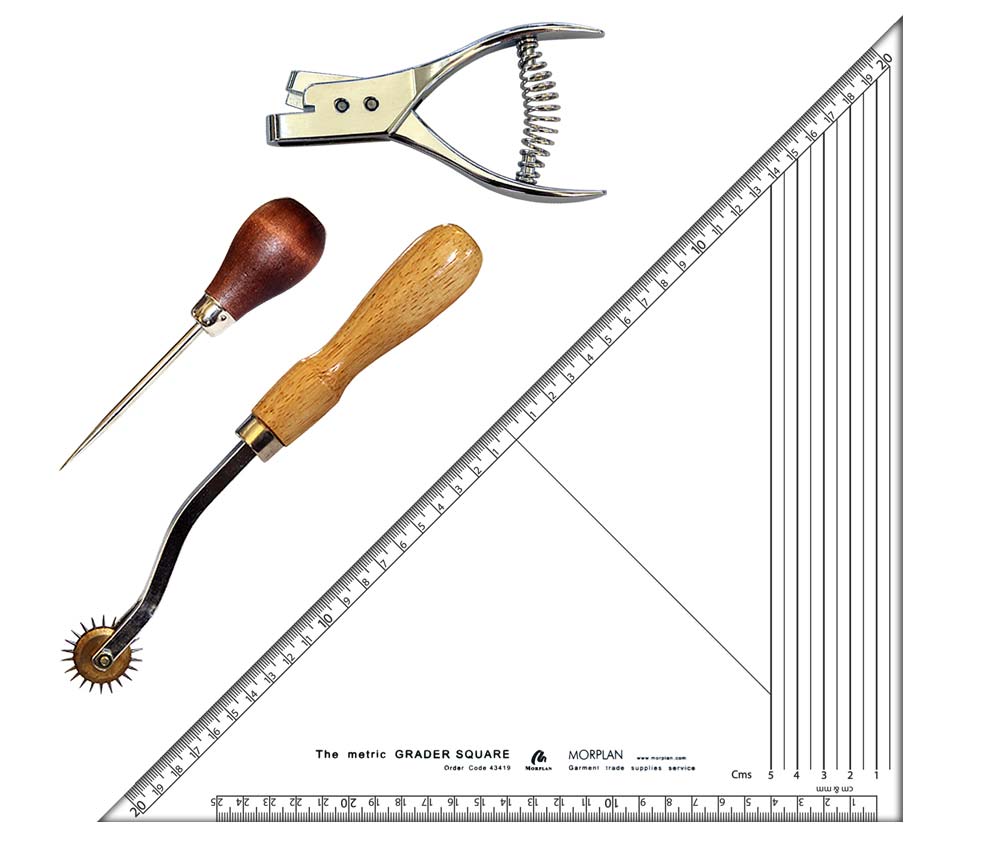 Ultimate Pattern Making Kit With Etched Set Square (#1)
