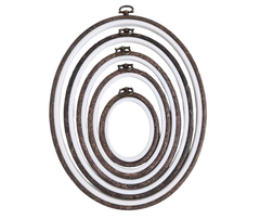 Nurge Flexi Oval Embroidery Hoop - Various Sizes