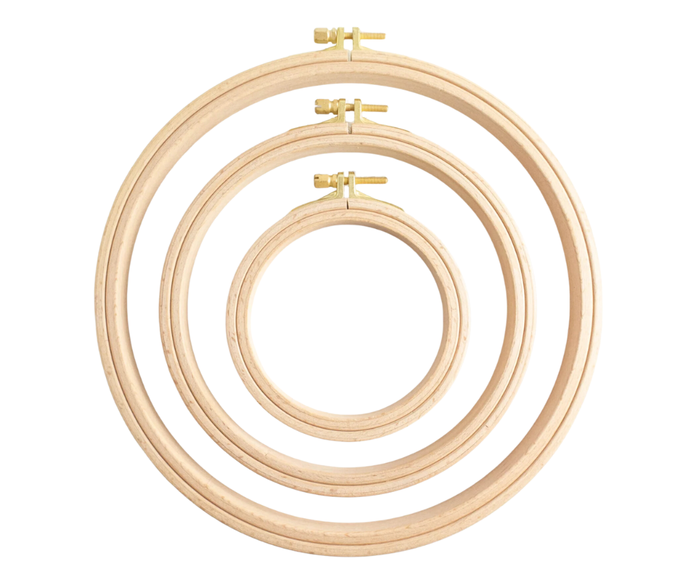 Nurge Wooden Embroidery Hoops Various Sizes Sew It
