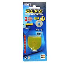 OLFA® 18mm Rotary Cutter Blade, 2-Pack