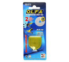 OLFA® 28mm Rotary Cutter Blade, 2-Pack