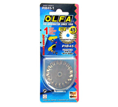 OLFA® 45mm Steel Pinking Rotary Cutter Blade