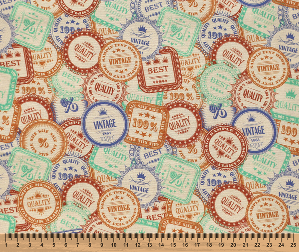 Parisian 100% Cotton Fabric - 10cm Increments