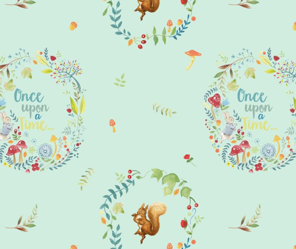 Peter Rabbit 100% Cotton Fabric - 10cm Increments