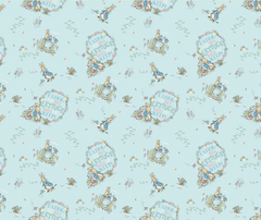 Peter Rabbit & Friends 100% Cotton Fabric - 1/2 Metre