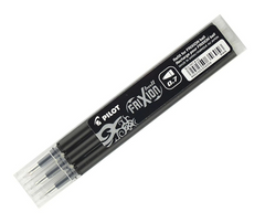 Pilot Frixion Erasable Refill Fine Black, Pack of 3