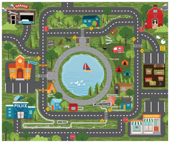 Canvas Playmate Panel 100% Cotton Fabric - 90cm Panel