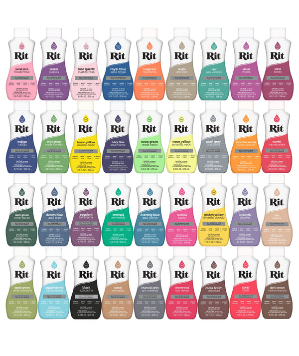 Rit Liquid Dye - 37 Colours to Choose From