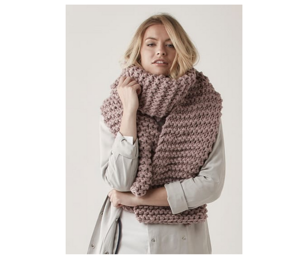 Rowan Patterns: Big Wool - Rosie Scarf by Quail Studio