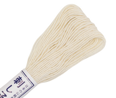 Sashiko Embroidery Threads - Ivory