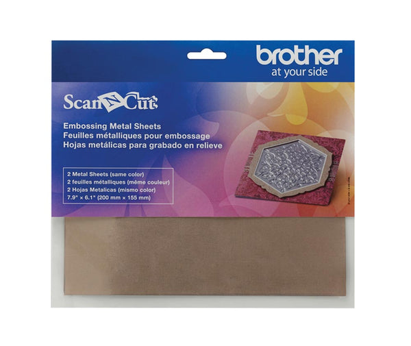 ScanNcut Metal Sheet Bronze for Embossing - CAEBSBMS1