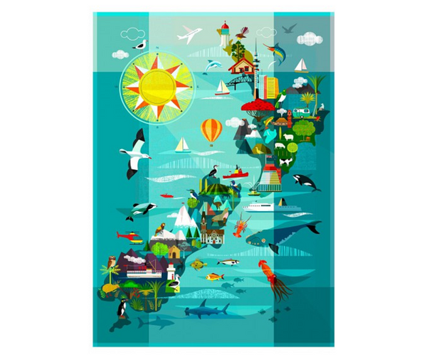Scenic New Zealand - 90cm Panel