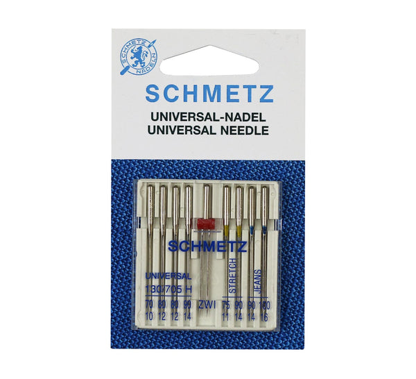 Schmetz Domestic Sewing Machine Needles Combination Pack of 9