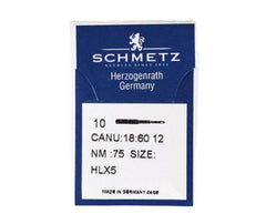 Schmetz HLX5 Size 75 10 Pk Sewing Machine Needles