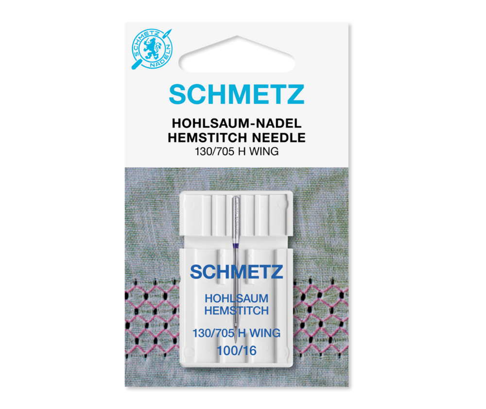 Schmetz Domestic Hemstitch Wing Needle 100/16