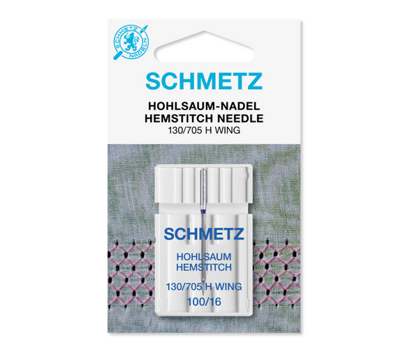 Schmetz Domestic Hemstitch Wing Needle 100/16