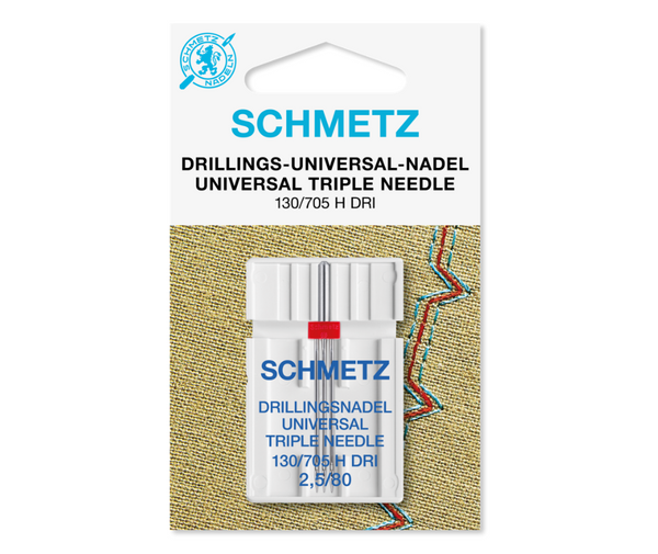 Schmetz Domestic Triple Needle Universal 3.0-80/12