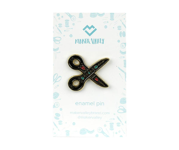 Scissors Enamel Pin