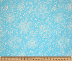 Scribble 100% Cotton Fabric - 10cm Increments