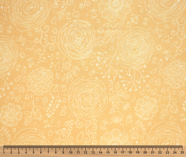 Scribble 100% Cotton Fabric - 10cm Increments